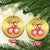 Xmas Coquette Pink Baubles Bow Christmas Ornament - Wonder Print Shop