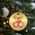 Xmas Coquette Pink Baubles Bow Christmas Ornament - Wonder Print Shop