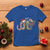 Christmas Veterans T Shirt Joy Candy Cane American Flag