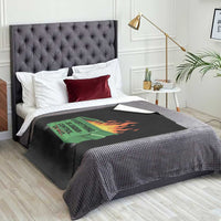 Funny Dumpster Fire Throw Blanket Everything Is Under Control Or Not - Wonder Print Shop