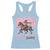 Funny Valentine's Day Western Cowboy Racerback Tank Top Pucker Up Cowboy Cupid