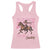 Funny Valentine's Day Western Cowboy Racerback Tank Top Pucker Up Cowboy Cupid