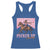 Funny Valentine's Day Western Cowboy Racerback Tank Top Pucker Up Cowboy Cupid