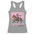 Funny Valentine's Day Western Cowboy Racerback Tank Top Pucker Up Cowboy Cupid