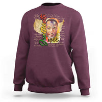 Juneteenth 1865 Sweatshirt Black Leaders African American Heritage
