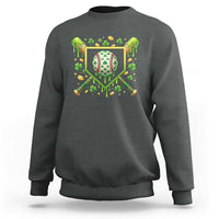 St Patricks Day Baseball Ice Cream Drip Home Plate Sweatshirt