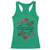 May You Have The Confidence Of A Mediorcre White Man Racerback Tank Top Vintage Floral