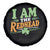 Funny St Patrick's Day I Am The Redhead Spare Tire Cover Shamrock