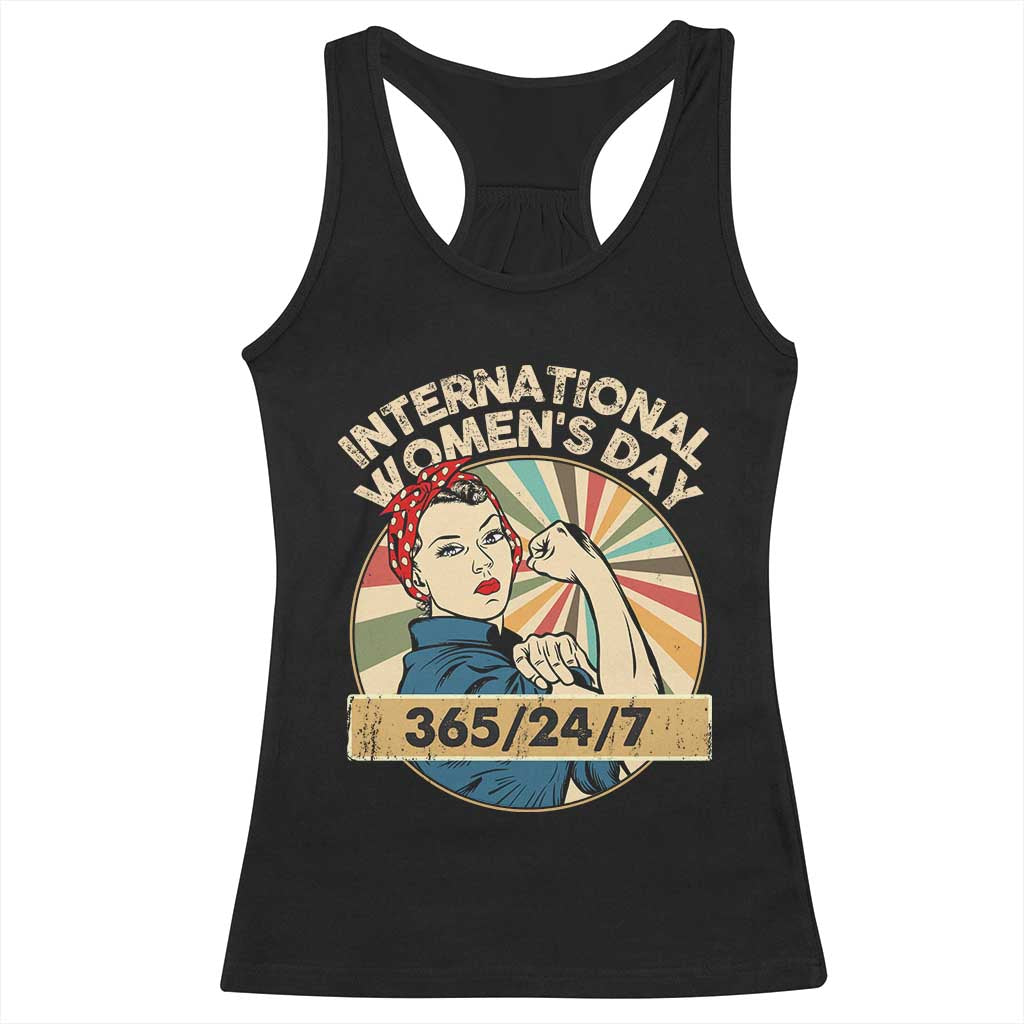 International Women's Day IWD 8 March 2025 Racerback Tank Top