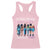 International Women's Day 2025 Racerback Tank Top Accelerate Action 8 March IWD