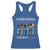 International Women's Day 2025 Racerback Tank Top Accelerate Action 8 March IWD