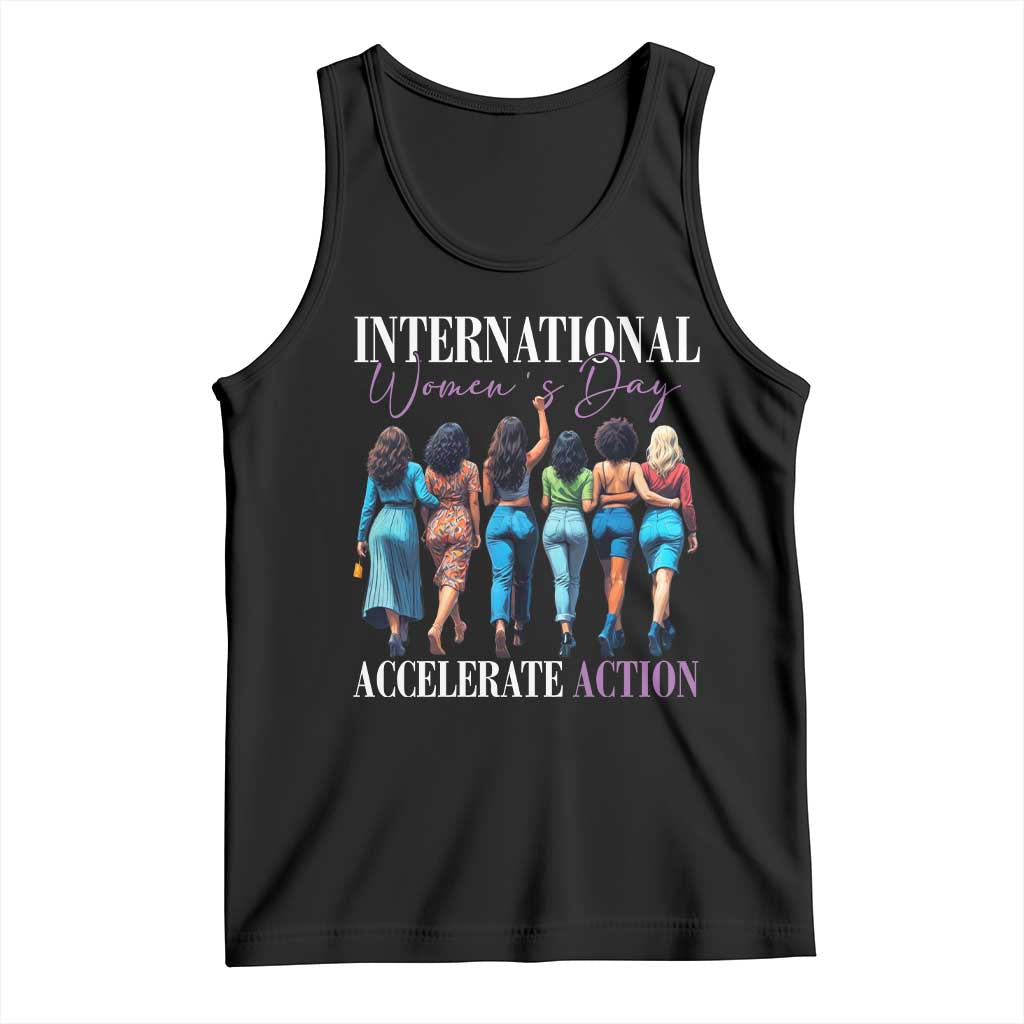 International Women's Day 2025 Tank Top Accelerate Action 8 March IWD