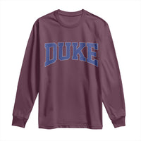 Duke Bold Script Name Sports Fans Long Sleeve Shirt
