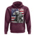 4th Of July Hoodie This Is My Pride Flag White Bald Eagle USA American Flag - Wonder Print Shop