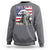 4th Of July Sweatshirt This Is My Pride Flag White Bald Eagle USA American Flag - Wonder Print Shop