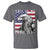 4th Of July T Shirt This Is My Pride Flag White Bald Eagle USA American Flag - Wonder Print Shop