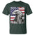 4th Of July T Shirt This Is My Pride Flag White Bald Eagle USA American Flag - Wonder Print Shop