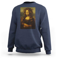 Medusa Mona Lisa Sweatshirt Greek Mythology Ancient - Wonder Print Shop