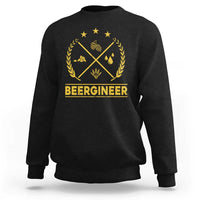 Funny Beergineer Sweatshirt Homebrew Craft Beer Drinking Lover - Wonder Print Shop