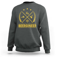 Funny Beergineer Sweatshirt Homebrew Craft Beer Drinking Lover - Wonder Print Shop