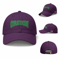 Oregon Sports Throwback Design Jersey Style Baseball Cap