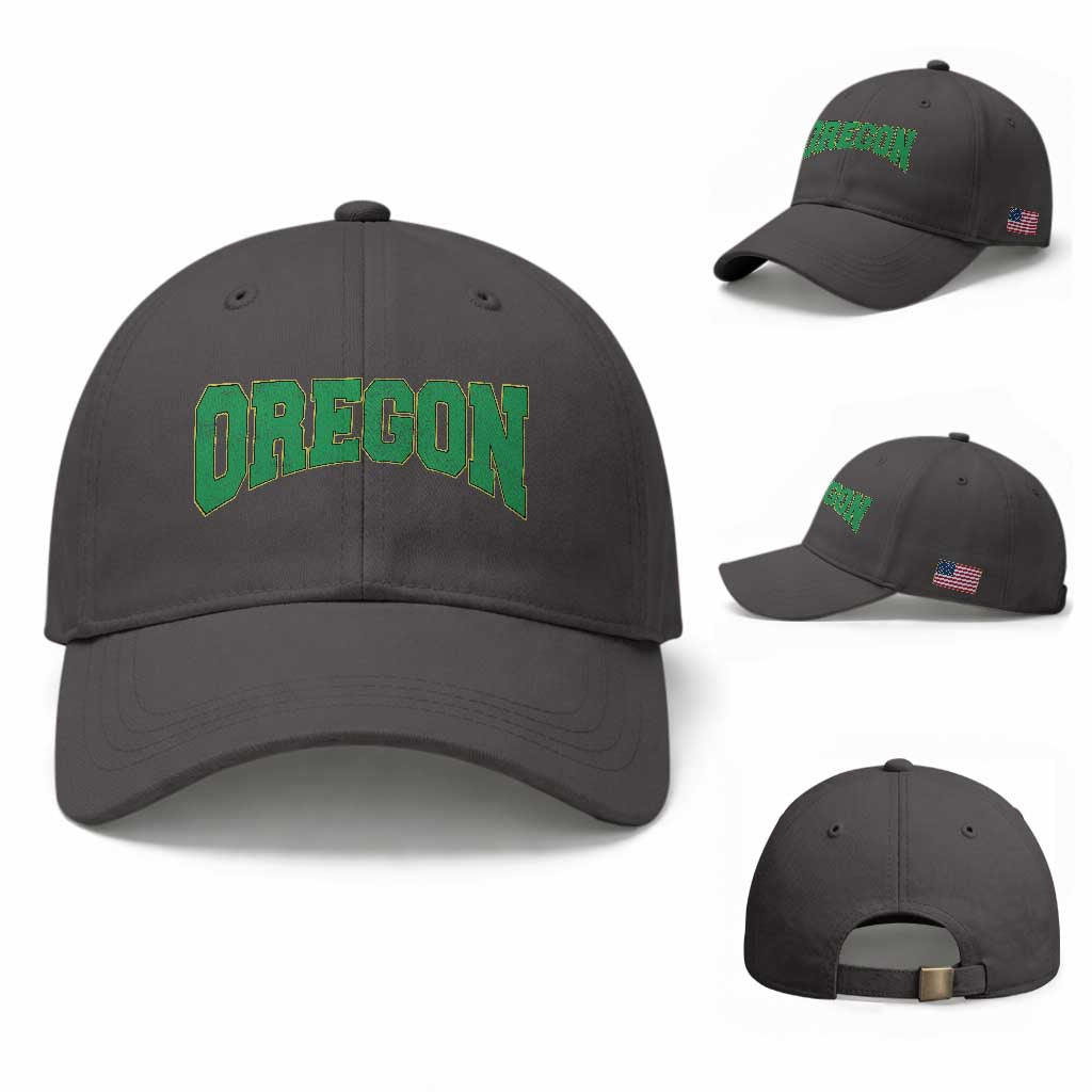 Oregon Sports Throwback Design Jersey Style Baseball Cap
