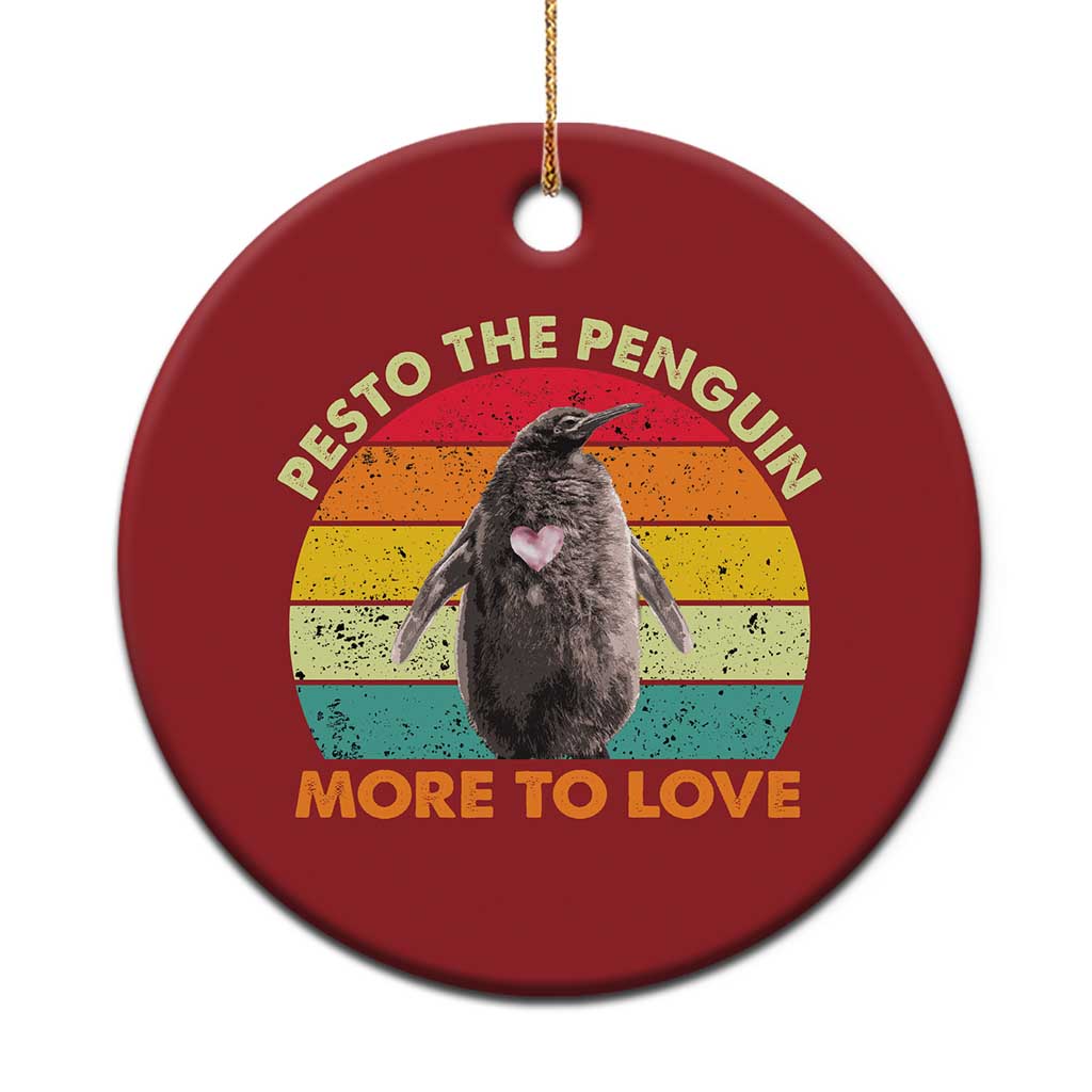 Pesto The Penguin Christmas Ornament More To Love Vintage Sunset Retro - Wonder Print Shop