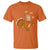 Funny Thanksgiving Christmas Triple Ho Santa Turkey T Shirt - Wonder Print Shop