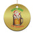 Funny Xmas Beer Christmas Ornament Merry Drunk I'm Xmas Wasted Santa - Wonder Print Shop