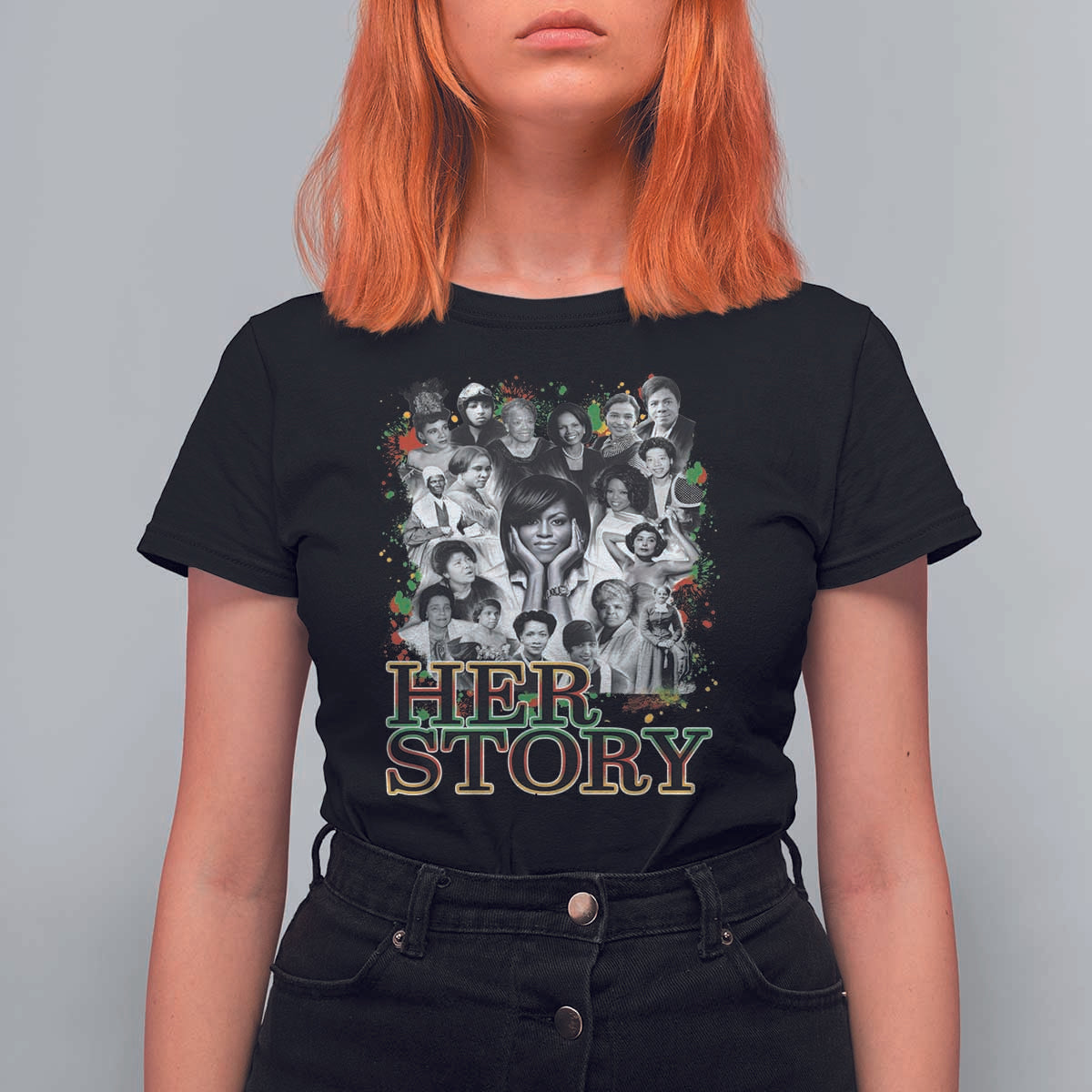 Black Women History T Shirt For Women Her Story Black History Month