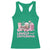 Lovely And Caffeinated Coffee Valentine Racerback Tank Top