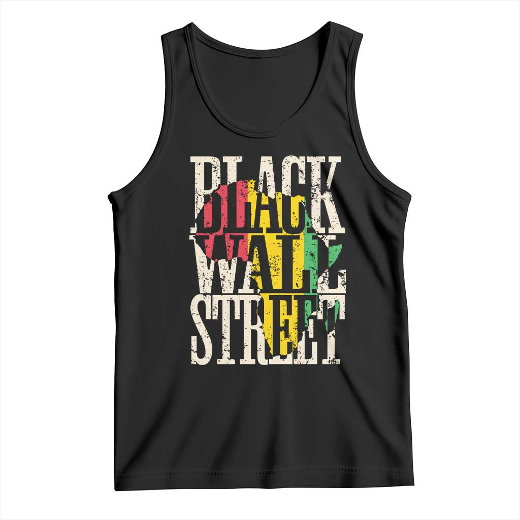 Black Wall Street Tank Top Tulsa Oklahoma Black History Month Africa Map