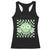 Funny Green Smile Face Eggs Bacon Breakfast St Patrick's Day Racerback Tank Top