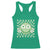 Funny Green Smile Face Eggs Bacon Breakfast St Patrick's Day Racerback Tank Top