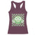 Funny Green Smile Face Eggs Bacon Breakfast St Patrick's Day Racerback Tank Top