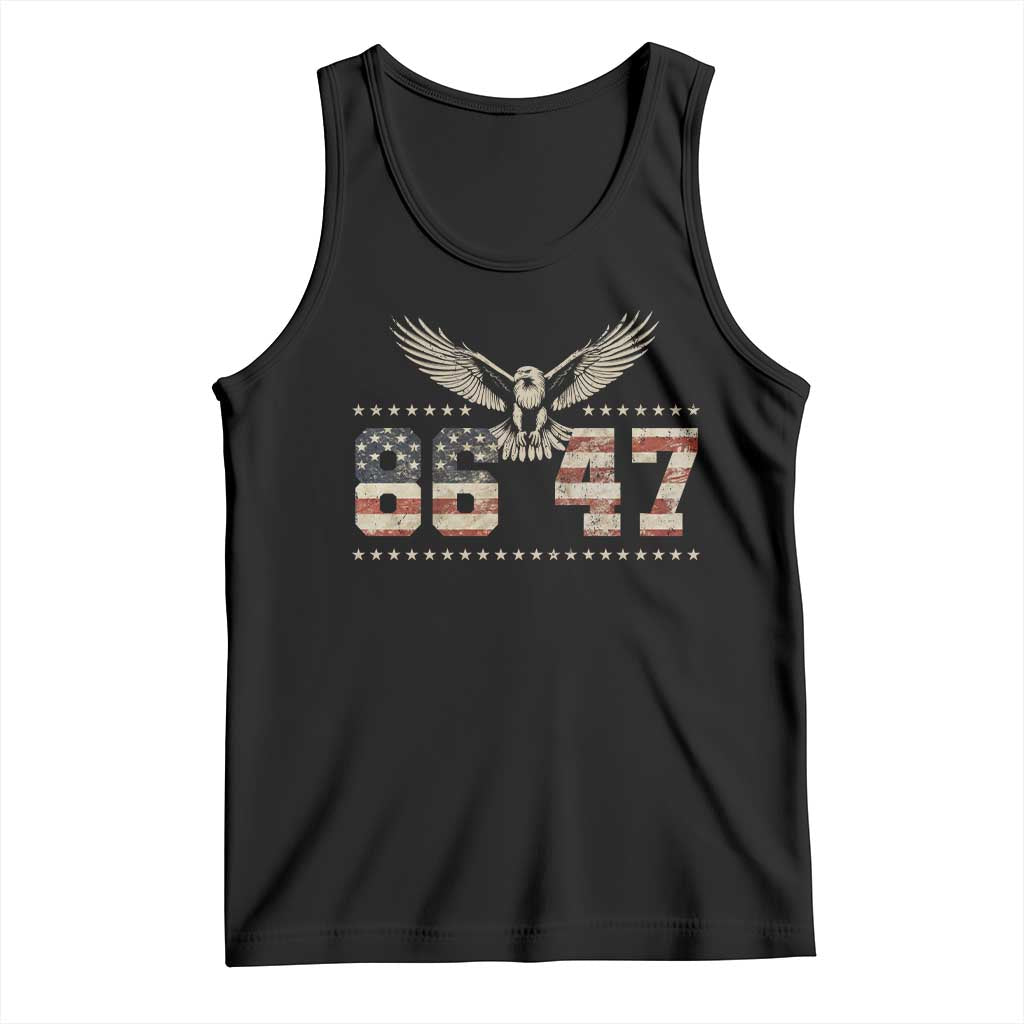 Funny Vintage 86 47 Tank Top Eagle Vintage American Flag