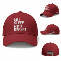 Eat Sleep RKO Repeat Baseball Cap Blood Stained