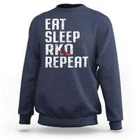 Eat Sleep RKO Repeat Sweatshirt Blood Stained