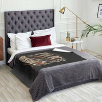 I'll Be In The Backyard Funny Bourbon Cigar Lover Throw Blanket