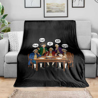 Founding Fathers 67 Bruh Sigma Throw Blanket Funny US History Meme
