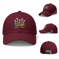 Founding Fathers 67 Bruh Sigma Baseball Cap Funny US History Meme