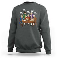 Founding Fathers 67 Bruh Sigma Sweatshirt Funny US History Meme