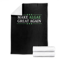 Make Algae Great Again Throw Blanket Funny Political Satire Lincoln Reflecting Pool