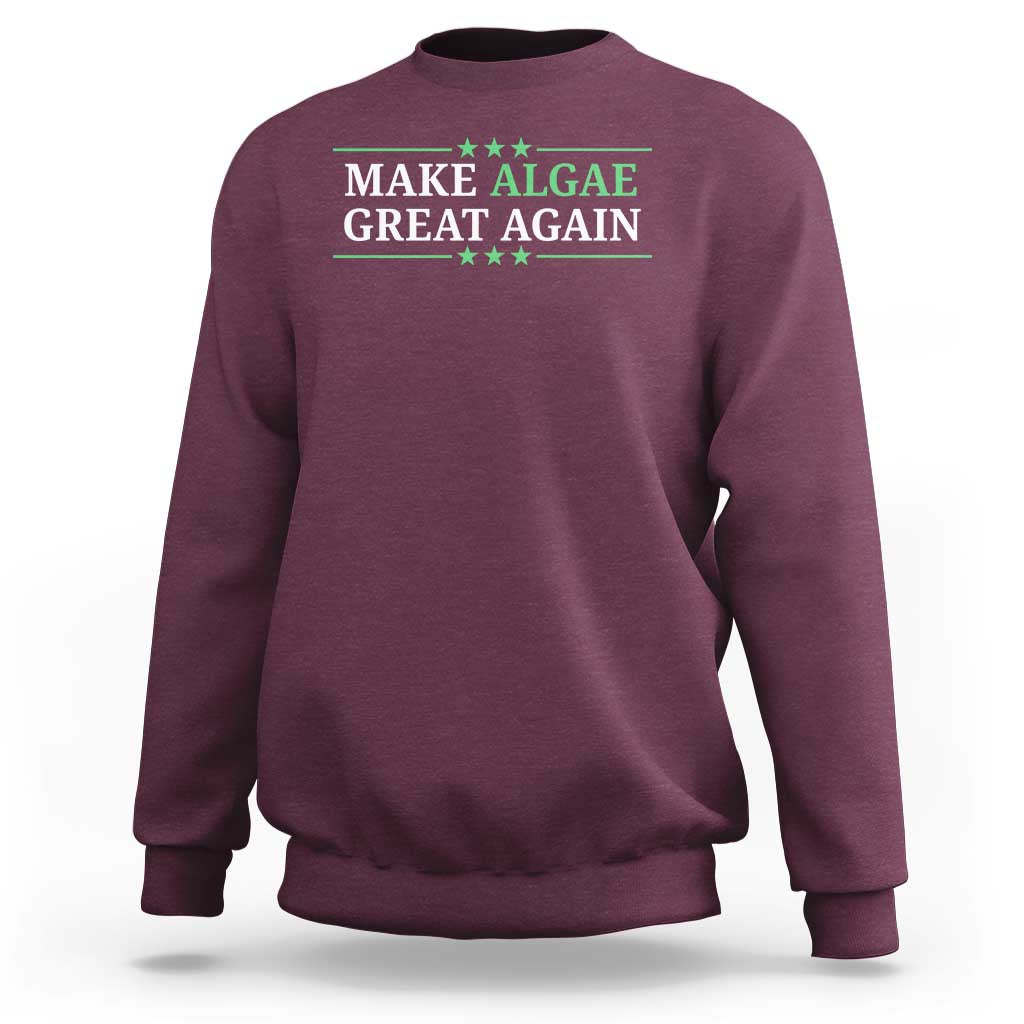 Make Algae Great Again Sweatshirt Funny Political Satire Lincoln Reflecting Pool