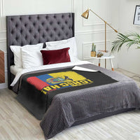 Chucha Funny Ecuadorian Slang Vintage Ecuador Flag Throw Blanket