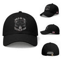 Hold On I Am Texting My Mom Gothic Halloween Baseball Cap Funny Talking board
