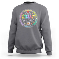 Early Literacy Specialist Sweatshirt Reading Dyslexia Awareness Month