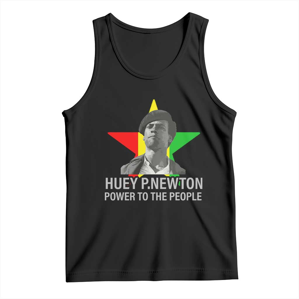 Huey P.Newton Power To The People Tank Top Black Panther Party Black History Month