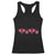 Funny Valentine's Day Xoxo Pink Pickleball Racerback Tank Top