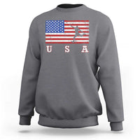 Patriotic Soccer Sweatshirt USA American Flag Team - Wonder Print Shop